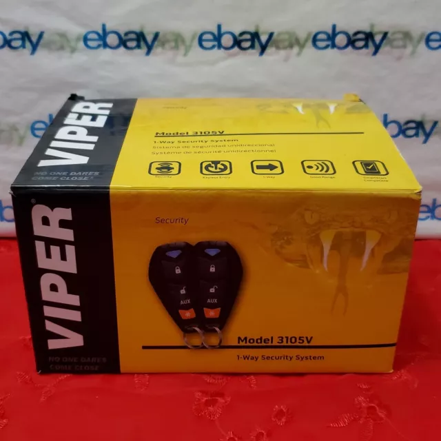 VIPER 3105V Security System Keyless Entry Car Alarm w/ 2 Remotes Brand New Model