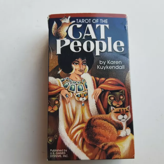 Tarot of the Cat People 78 Kartendeck Wahrsagerei 2004 US Games Systeme Vintage