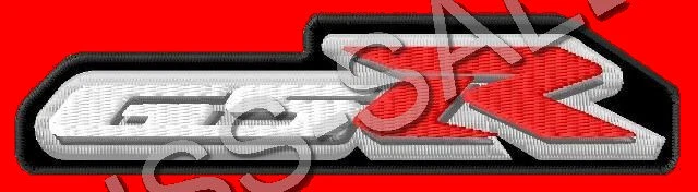 +++++SUZUKI GSR EMBROIDERED PATCH+++++ IRON/SEW ON ~4-3/4" x 1-1/8" MOTORCYCLES