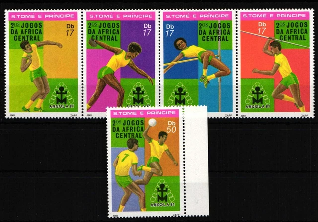 São Tomé und Príncipe 738-742 postfrisch #HV124