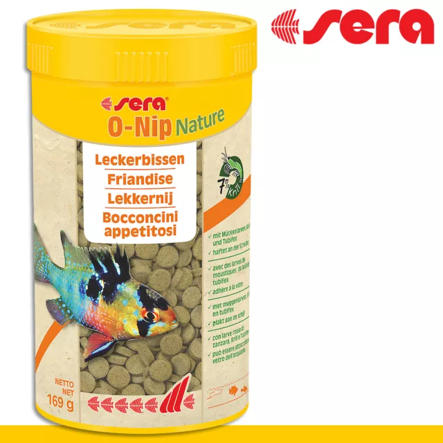 Sera 250ml O-Nip Naturel Croissance Élevage Nourriture pour Poisson Molly