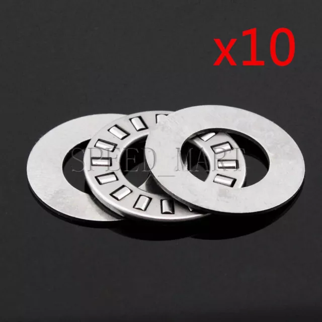 10 PCS NTA815 1/2'' Thrust Needle Roller Bearing With Two Washers 12.7 x 23.8