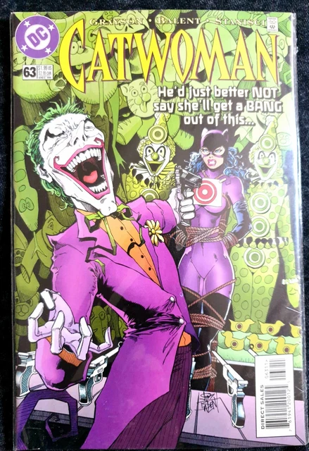 Catwoman #63 [Joker Cover] Jim Balent Vfnm (1998 Dc Comic
