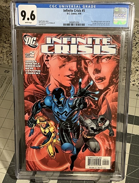 Infinite Crisis #5 CGC 9.6 2006 1st App New Blue Beetle  Jim Lee Cover WP