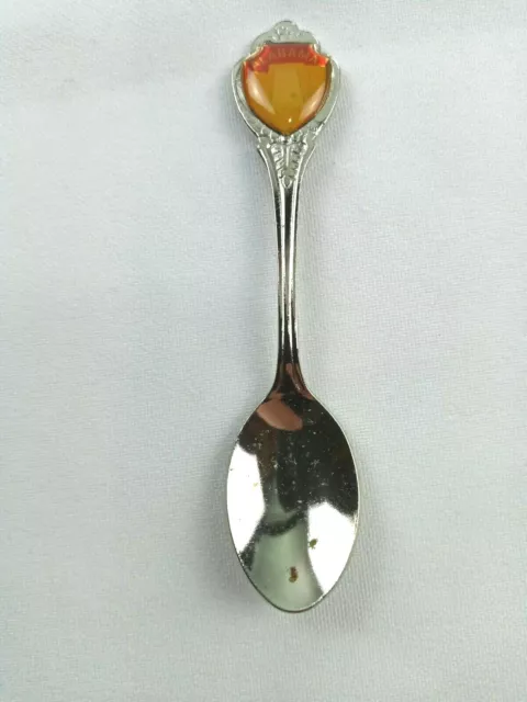 Vintage Souvenir Spoon Alabama State 3" Collectors Silver Tone