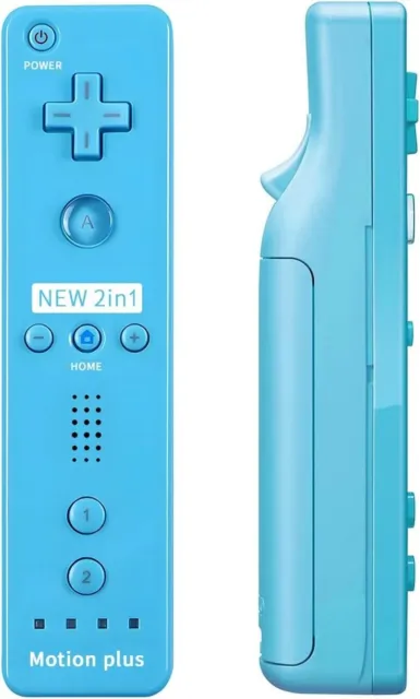 QUMOX Telecomando Wii Nunchuck con Motion Plus Compatibile con Wii e Console Wii