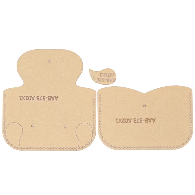 Acrylic Template Coin Purse DIY Hand‑Made Leather Pattern Wallet Mold Craft 11