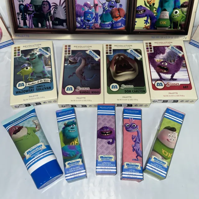 Revolution Disney Monster Inc University Makeup Collection 12 Pcs ALL NEW 2