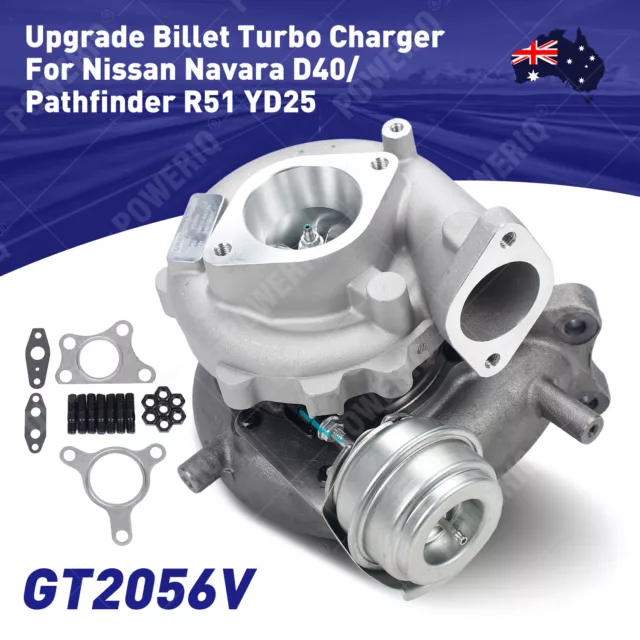 GT2056V Upgrade Billet Turbo Charger For Nissan Navara D40/Pathfinder R51 YD25