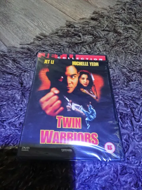 Twin Warriors (DVD, 2002) Jet Li, NEW AND SEALED