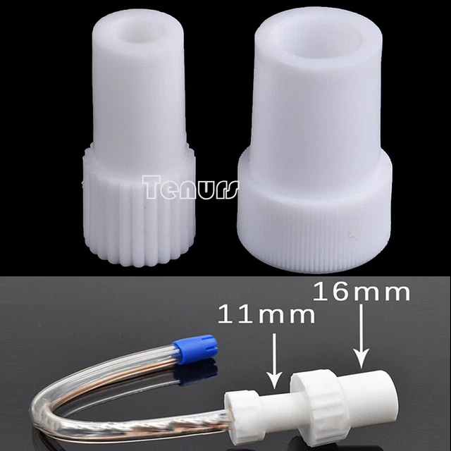 Dental Suction Tube Convertor Adaptor Replacement Part Saliva Ejector 16 to 11mm