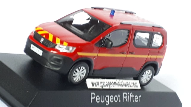 NOREV, PEUGEOT Rifter 2019 Pompiers, échelle 1/43