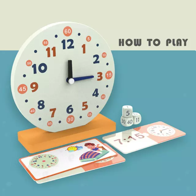 Giocattoli Montessori Orologio In Legno Gioco Educativo Per Aula Bambini Baby