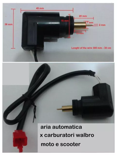 Air Starter Automatique D.7 MM Carburateur Walbro Mikun 2/4 Temps Moto Vespa