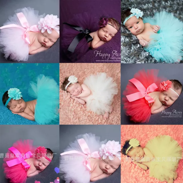 Cute Toddler Newborn Baby Girl Tutu Skirt Angel  Photo Prop Costume Outfits