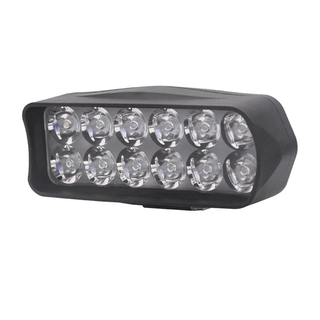 Luce Anteriore Per Bici Elettrica 36-72V, Impermeabile Con Clacson, Cavo 90 Cm, Leggera 90g