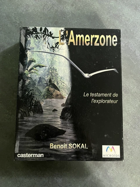 L'Amerzone Sur PC - Jeu Complet D'aventure (1999) - Bon état