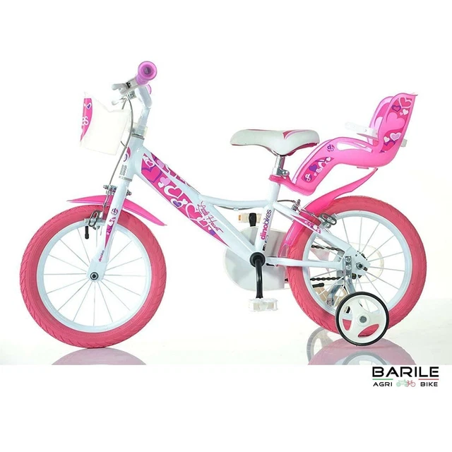 Vélo 26 Pouces MTB 18 Vitesses – Blanc Et Fuchsia – Femme – Frejus/Girardengo