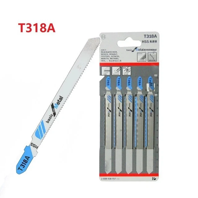Lame per puzzle di alta qualità T318A HCS per legno PVC confezione da 5