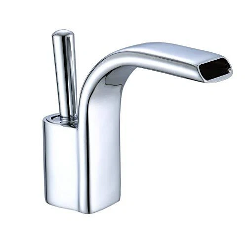 Waterfall Basin Mixer Tap,Single Lever Cloakroom Hot and Cold Water