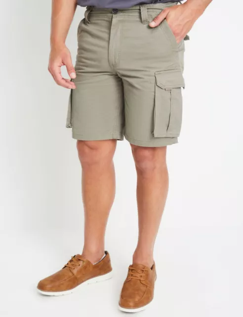 RIVERS - Mens Grey Shorts - All Season Clothing - Knee Length - Bermuda - Cargo