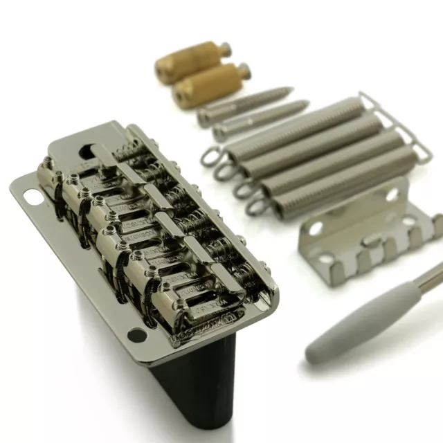 Wilkinson WV2 Strat Compatible Tremolo for Electric Guitar Steel Block- Nickel