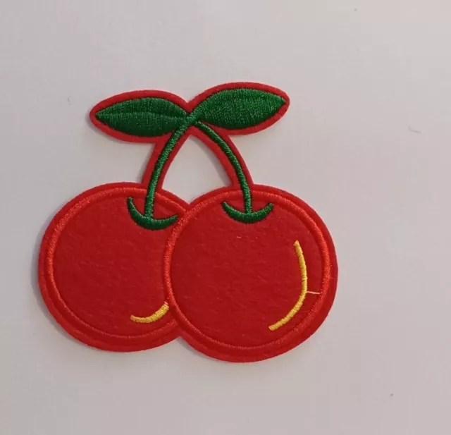 Fruit Anime Embroidery Iron On Pins & Patches