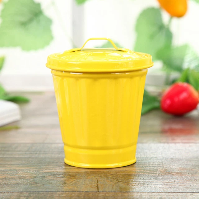 Pattumiera Mini Da Tavolo A Forma Di Fragola - Cestino Spazzatura Carino Per Cucina, Ufficio E Scrivania
