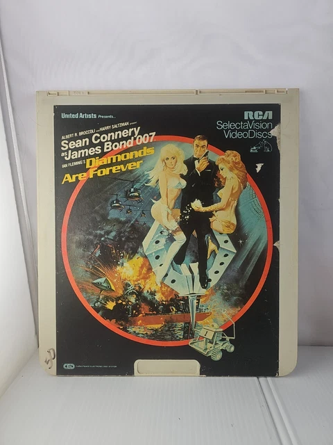 James Bond - Diamonds Are Forever (CED) RCA Videodisc, Sean Connery