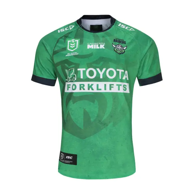 Canberra Raiders 2024 Alternate Jersey Sizes Small - 4XL & Kids 12 - 14 NRL ISC