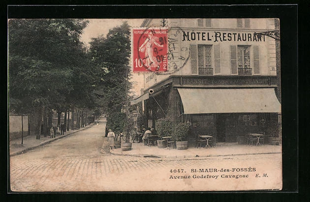 CPA St.-Maur-des-Fossés, Avenue Godefroy Cavagnac 1916