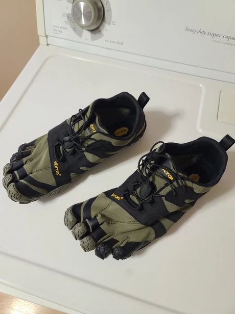 Vibram V-Trail 2.0 Men's Size 10.5 - 11 Black/Olive *READ DESCRIPTION*