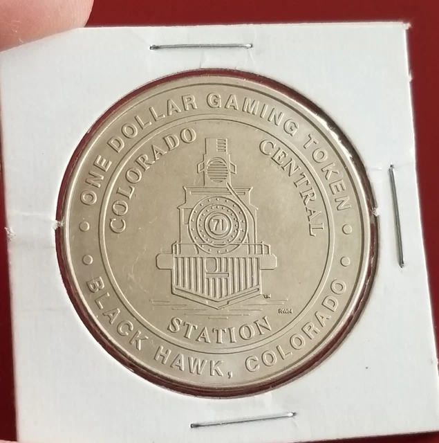 OBSOLETE! COLORADO CENTRAL STATION Casino Millennium (Black Hawk) $1 GAME TOKEN OBSOLETE! COLORADO CENTRAL STATION Casino Millennium (Black Hawk) $1 GAME TOKEN