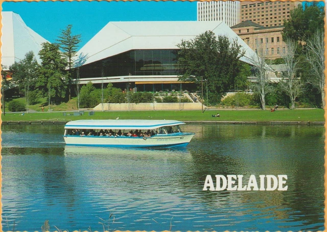 Popeye Boat On The River Torrens Adelaide S.a Castle Postcard