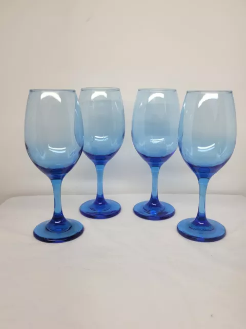 2 Large Resin Wine Glasses - Tidal Teal – Kay Hova Art