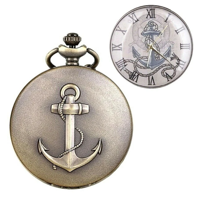 Montre gousset Pocket watch - Ancre Bateau Marine Anchor (Ref 2a) (2024.02)