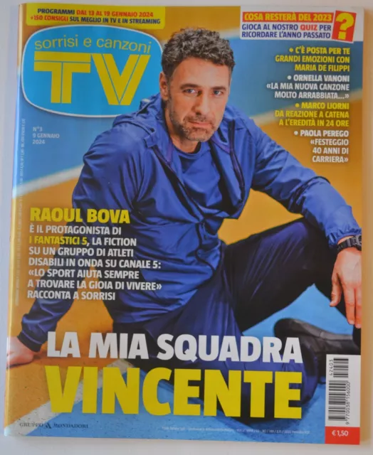 Tv Sorrisi e canzoni 03/2024 Ornella Vanoni Paola Perego Raoul Bova Liorni Conti