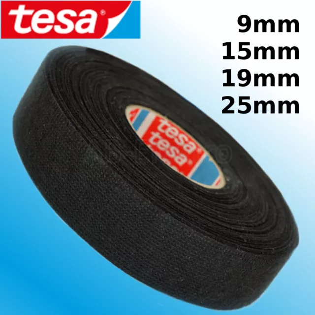 TESA 51608 KFZ Gewebeband 9 15 19 25 Textilband Isolierband Klebeband Vlies Tape