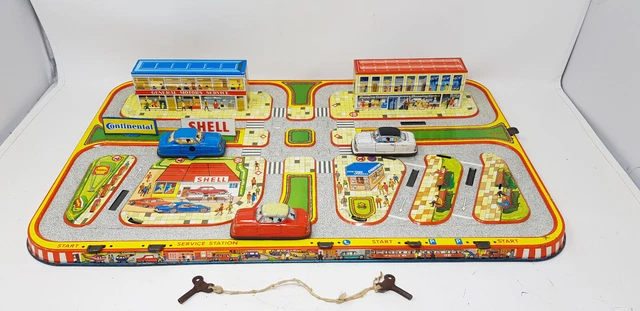 Jeu De Circuit De Course FORMULA 1 RACING Vintage - 2 Voitures + 2 Quads - Occasion Rare