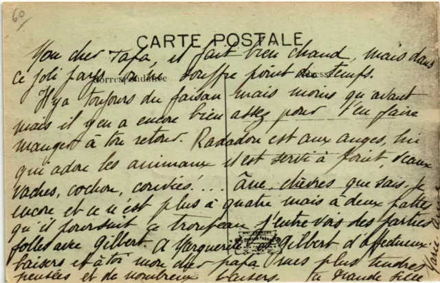 CPA Coye-la-Foret - View of the White Queen's Pond and Castle (1032878) 2