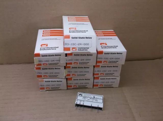 I/03-IDC-24-000 Continental NEW Box SSR Solid State Input Relay OPTO 22