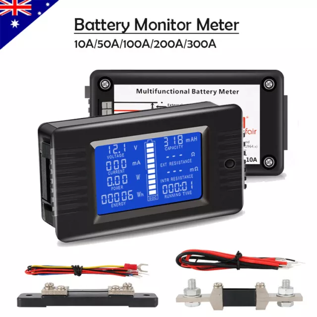 LCD Digital Monitor Ammeter RC Battery Volt Amp Watt Power Meter Energy Analyzer