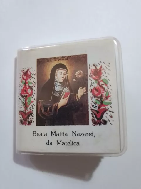 Beata Mattia Nazarei Da Metallica Reliquia Ex Indumento Con Libretto
