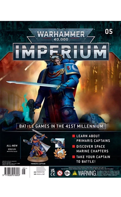 WARHAMMER 40K DARK Imperium Primaris Space Marine Captain EUR 12,25 - DE