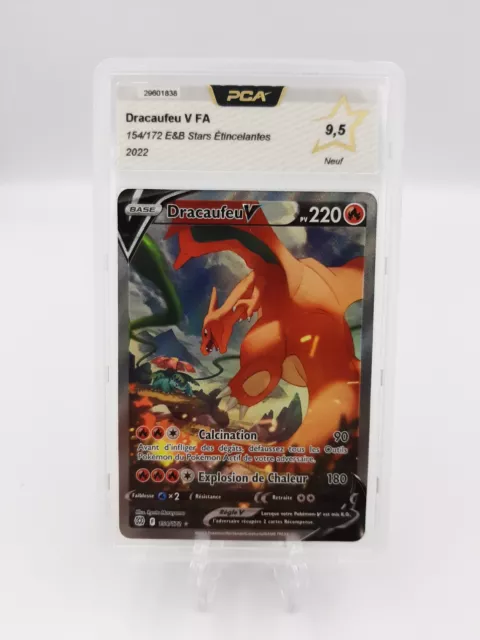 Carte pokemon - Dracaufeu V - 017/172 - Ultra-Rare - épée et bouclier 9 -  Stars Etincelantes - eb9 -vf