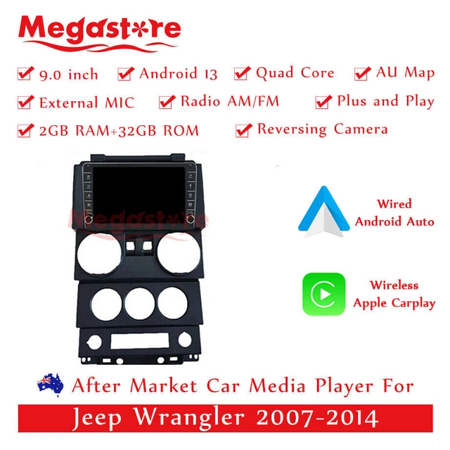 ACAVICA Android 13 Car Radio For Jeep Wrangler JK 2007-2017-7 - Foto 5