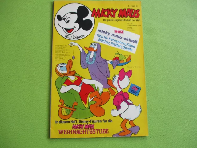 Micky Maus  1973  Heft Nr. 45  mit Beilage  Ehapa Verlag