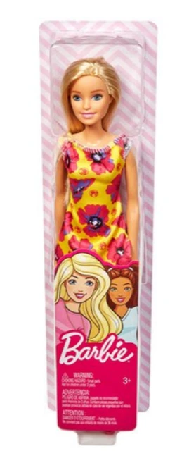 Barbie You Can Be Anything Yellow Floral Dress Doll New/Sealed Gbk93