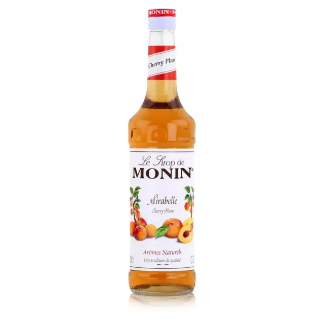 Monin Sirup Mirabelle 700ml - Cocktails Milchshakes Kaffeesirup (1er Pack)