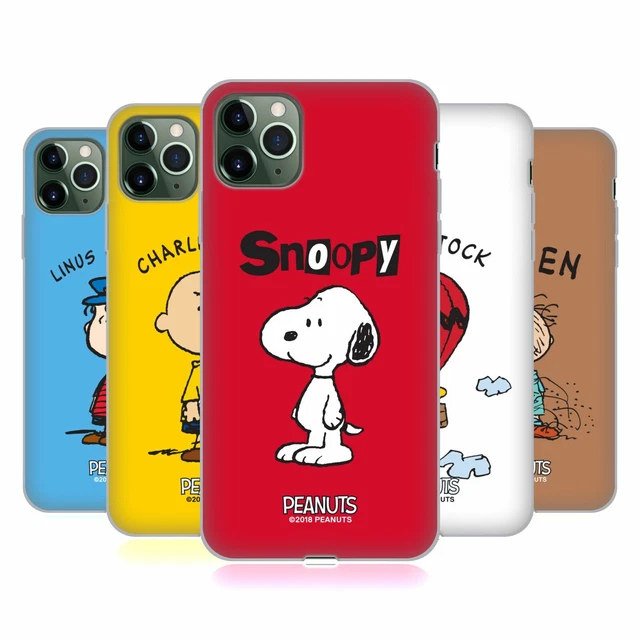 CUSTODIA UFFICIALE PEANUTS CHARACTERS GEL MORBIDO PER APPLE iPHONE